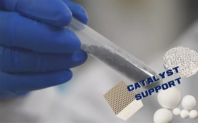 Ceramic catalyst support