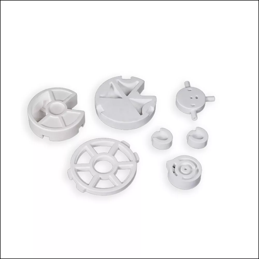 Static components such as ceramic pumps and valves used in the automotive industry