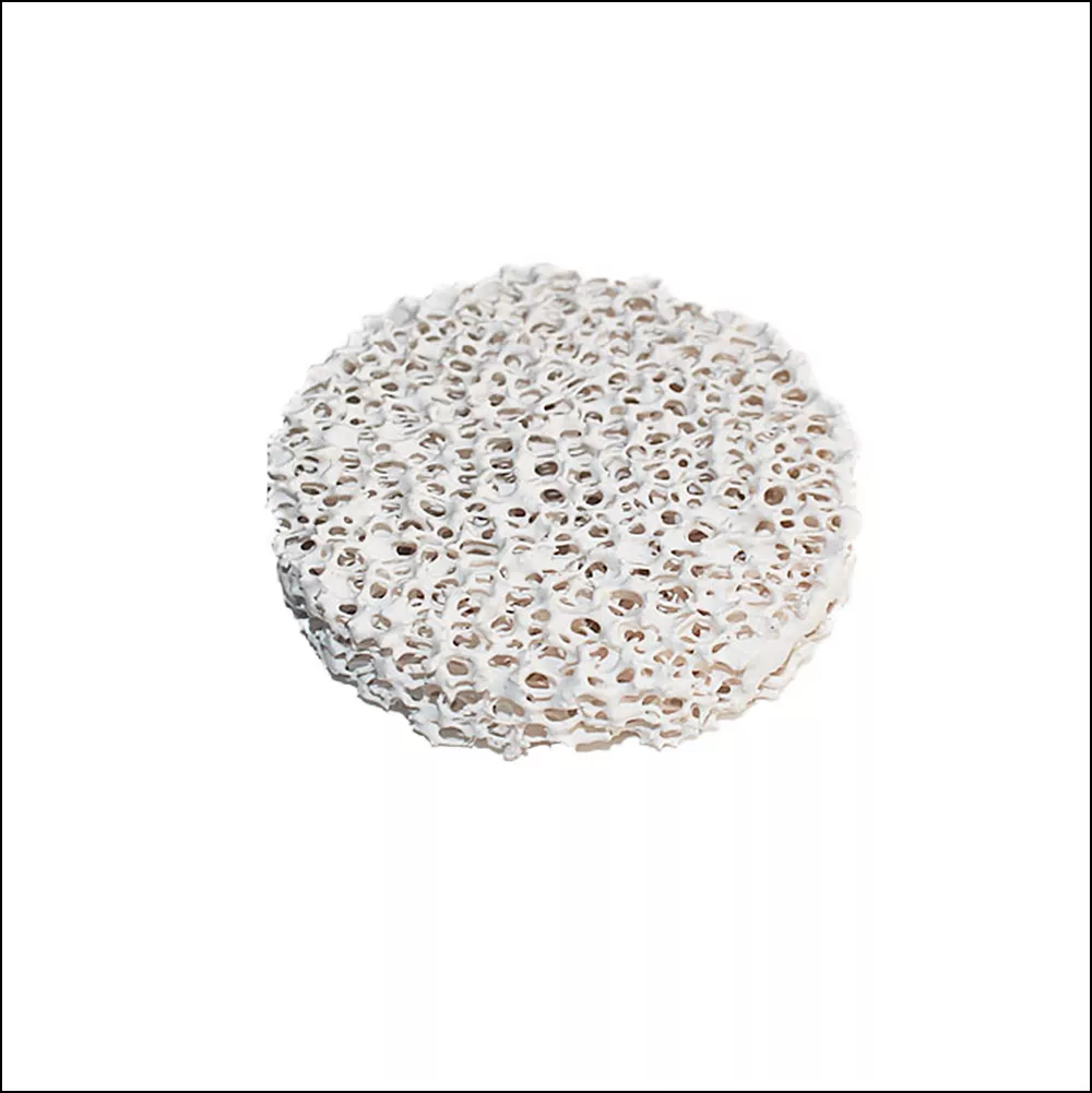 Foam ceramics for chemical use