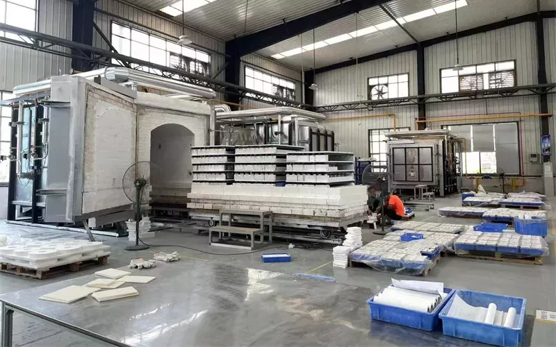 Industrial ceramic sintering