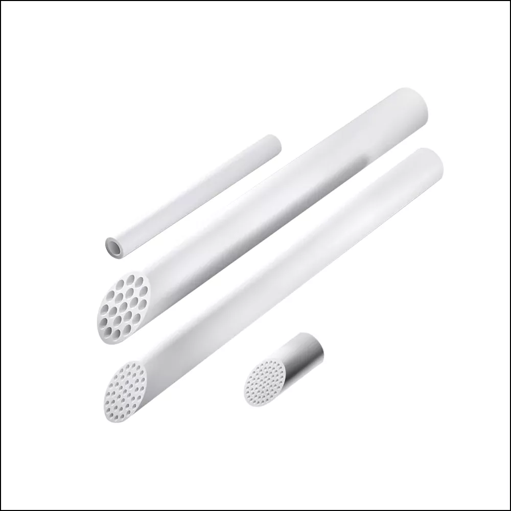 Multi-channel tubes used for filtration in chemical industry