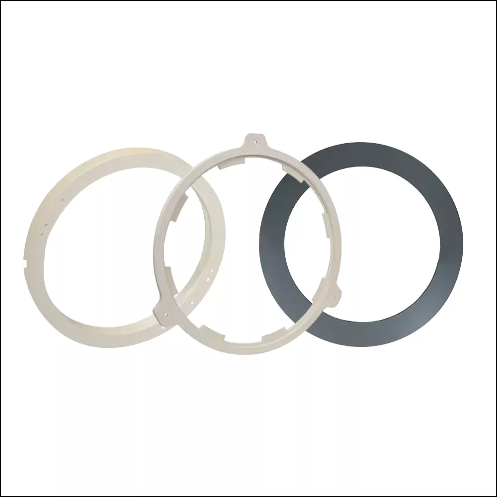 Ceramic insulating rings for electronic applications