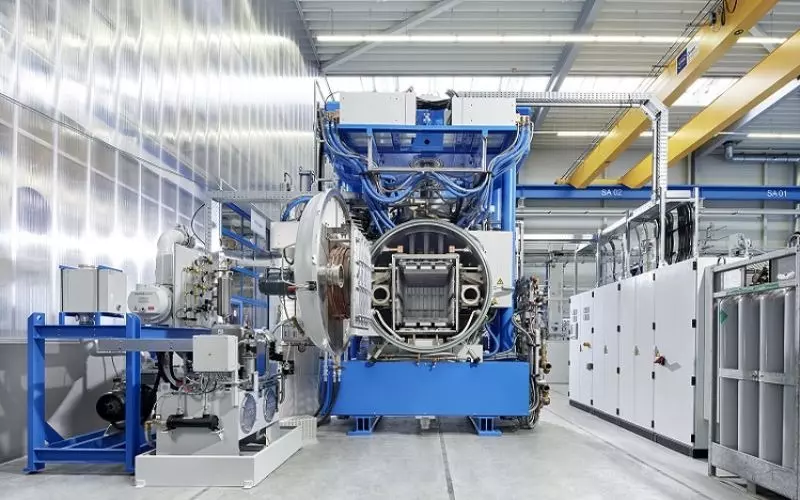 Vacuum furnace system for ceramic bonding processes