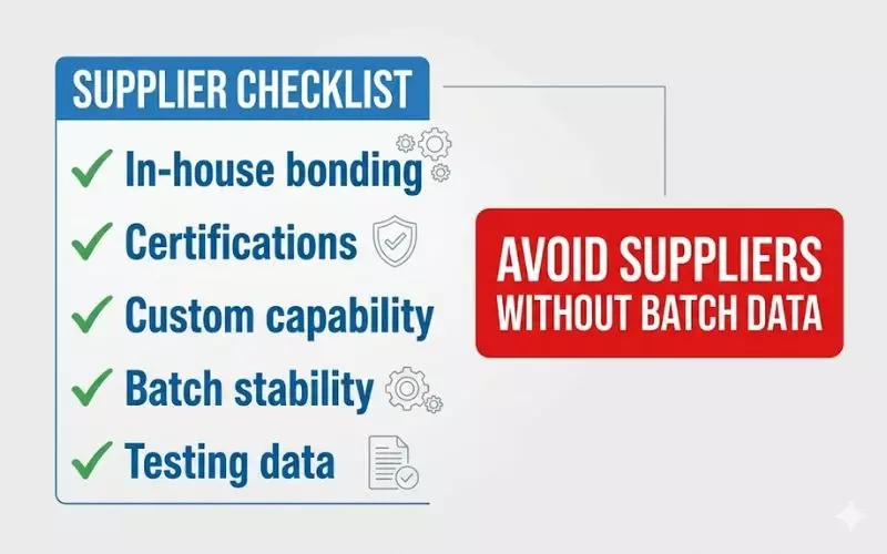 Supplier selection checklist