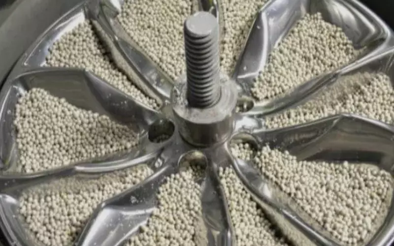 Fig 6., Ceramic polishing machine