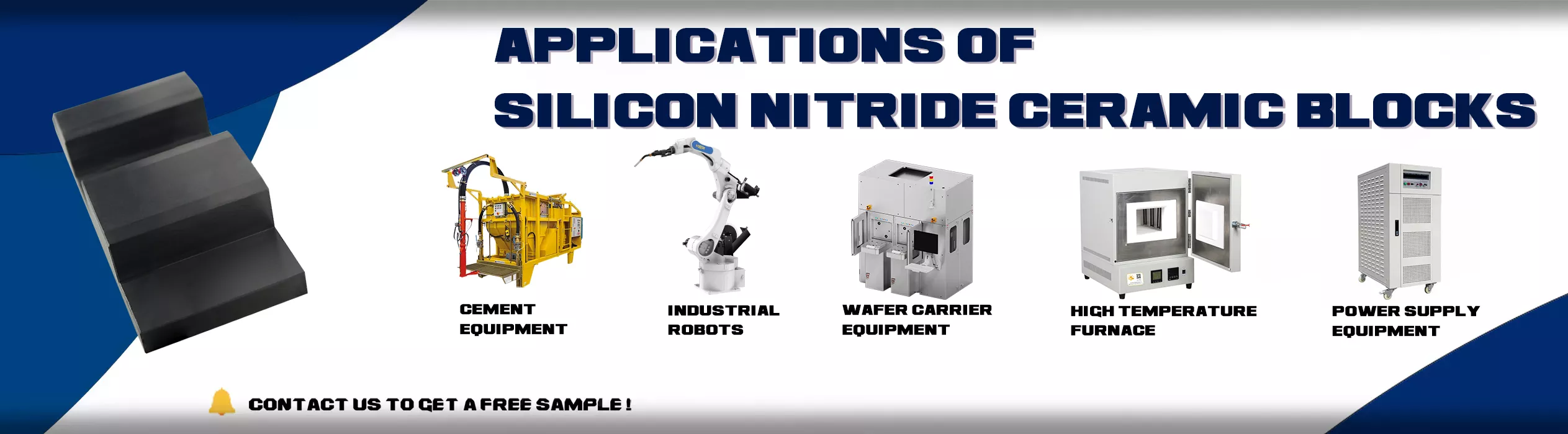 Applications of silicon nitride ceramic blocks