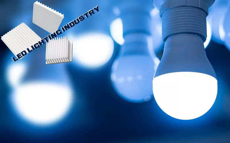 Alumina Ceramic Heat Spreader LED Lighting Industry