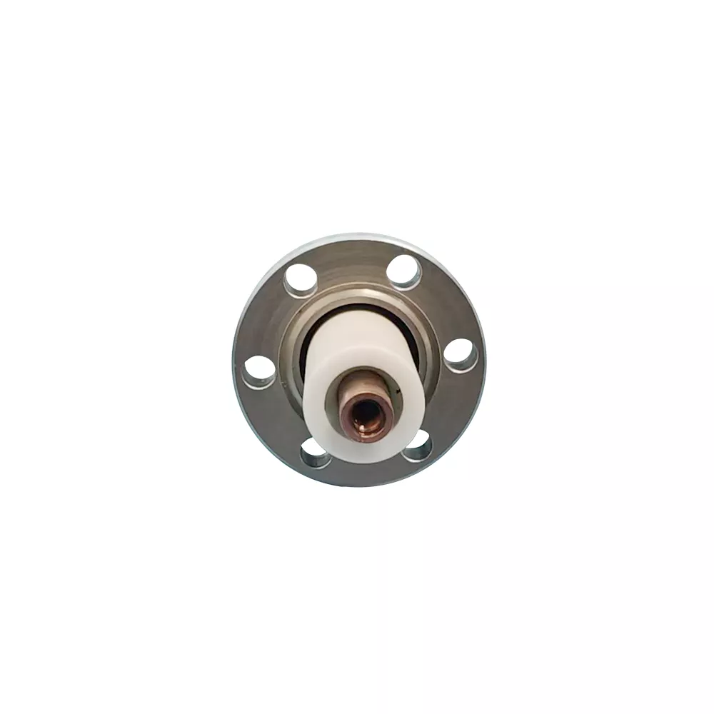 High-voltage vacuum feedthrough