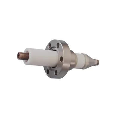 High-voltage vacuum feedthrough