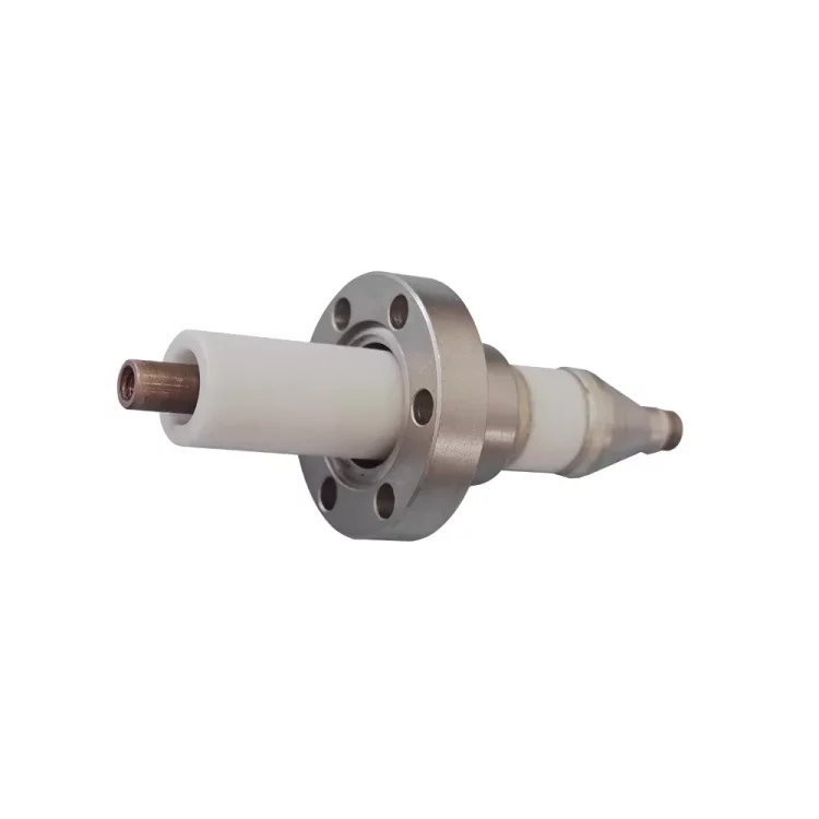 High-voltage vacuum feedthrough