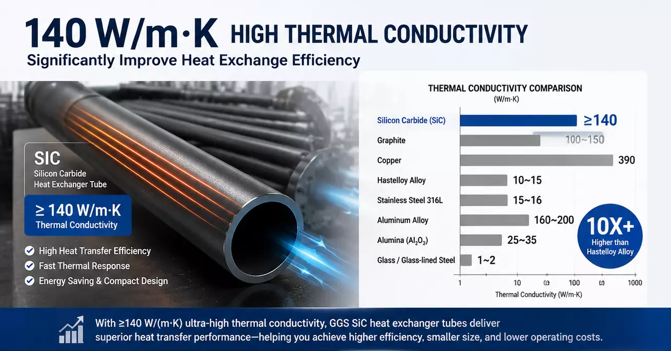 A thermal conductivity of 140 W/m·K helps you significantly improve heat exchange efficiency