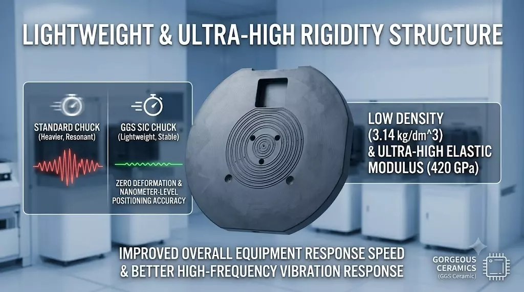 Performance advantages of silicon carbide ring chucks