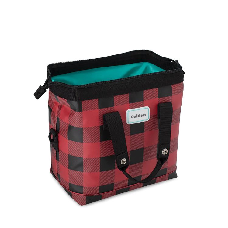 swig-life-signature-packi-12-personal-cooler-buffalo-plaid-front-open