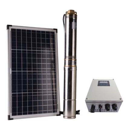 1.1KW 4 inch AC220V/DC300V Hybrid Solar Powered Submersible Water Pump