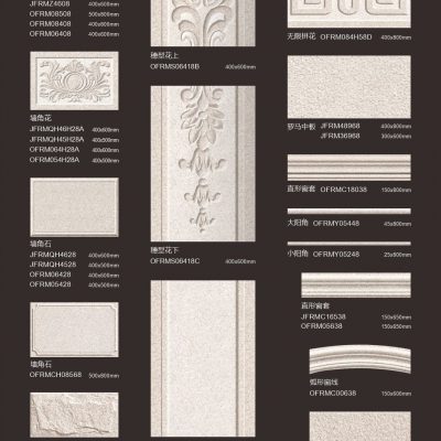 Art Roma Pillar Corner Flower Window Trime Door Lock Tile