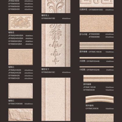 Art Roma Pillar Corner Flower Window Trime Door Lock Tile