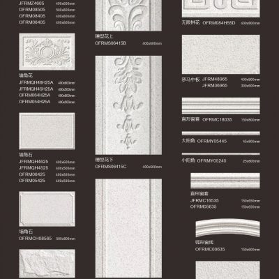 Art Roma Pillar Corner Flower Window Trime Door Lock Tile