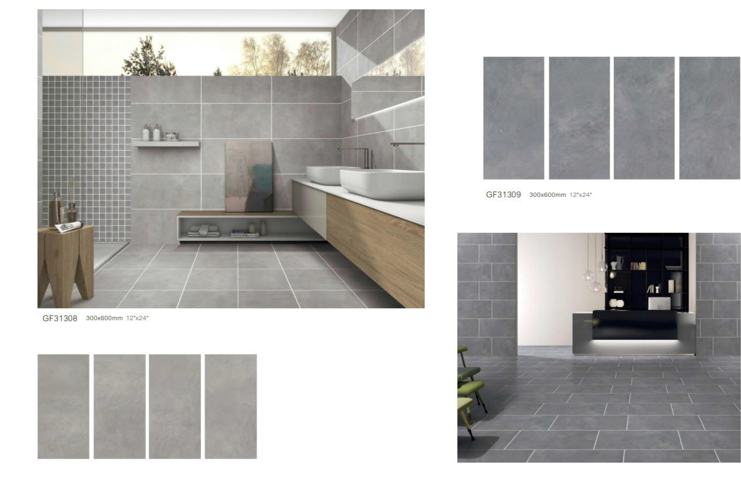ceramic bathroom floor tile
