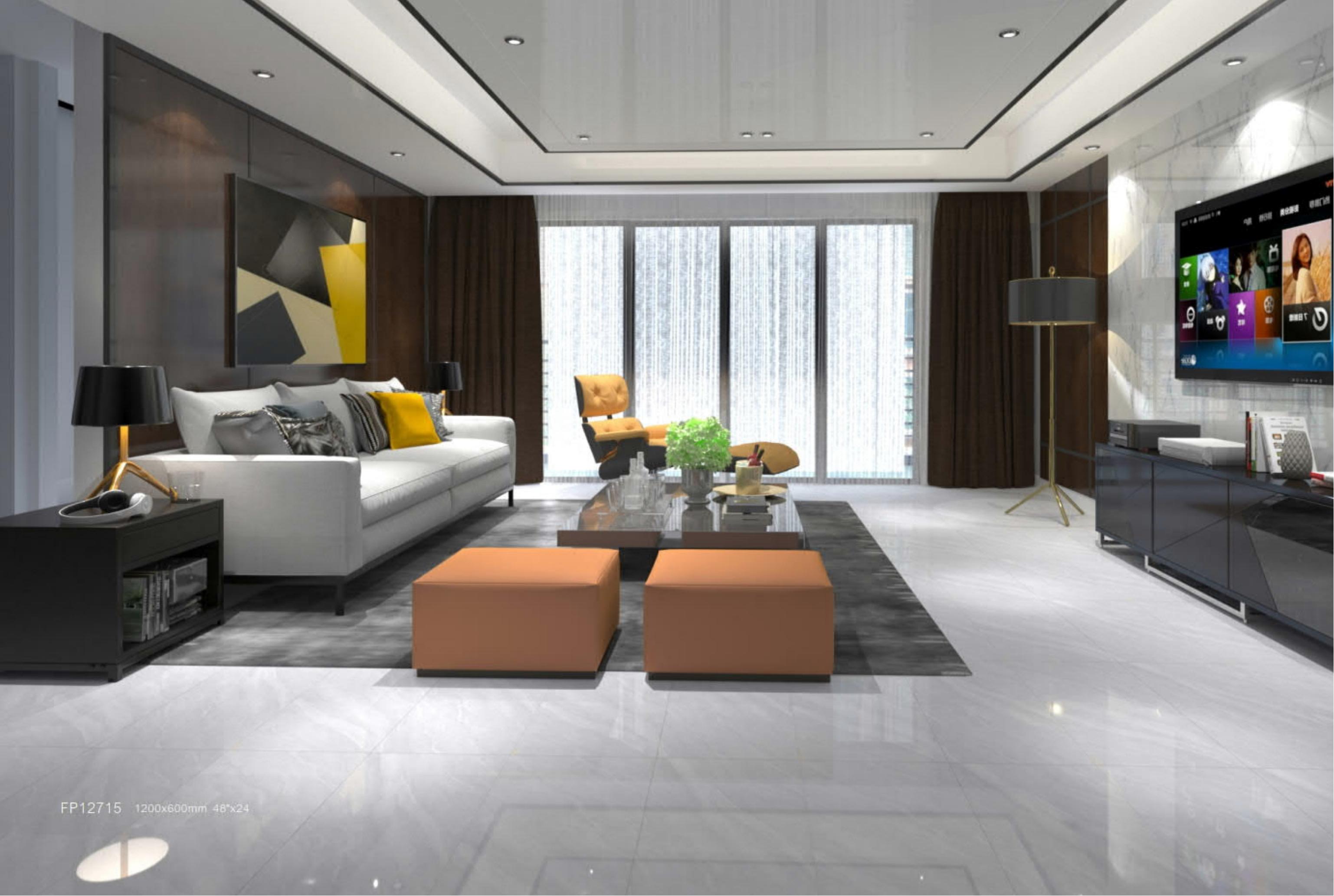 gray ceramic tile factory supply