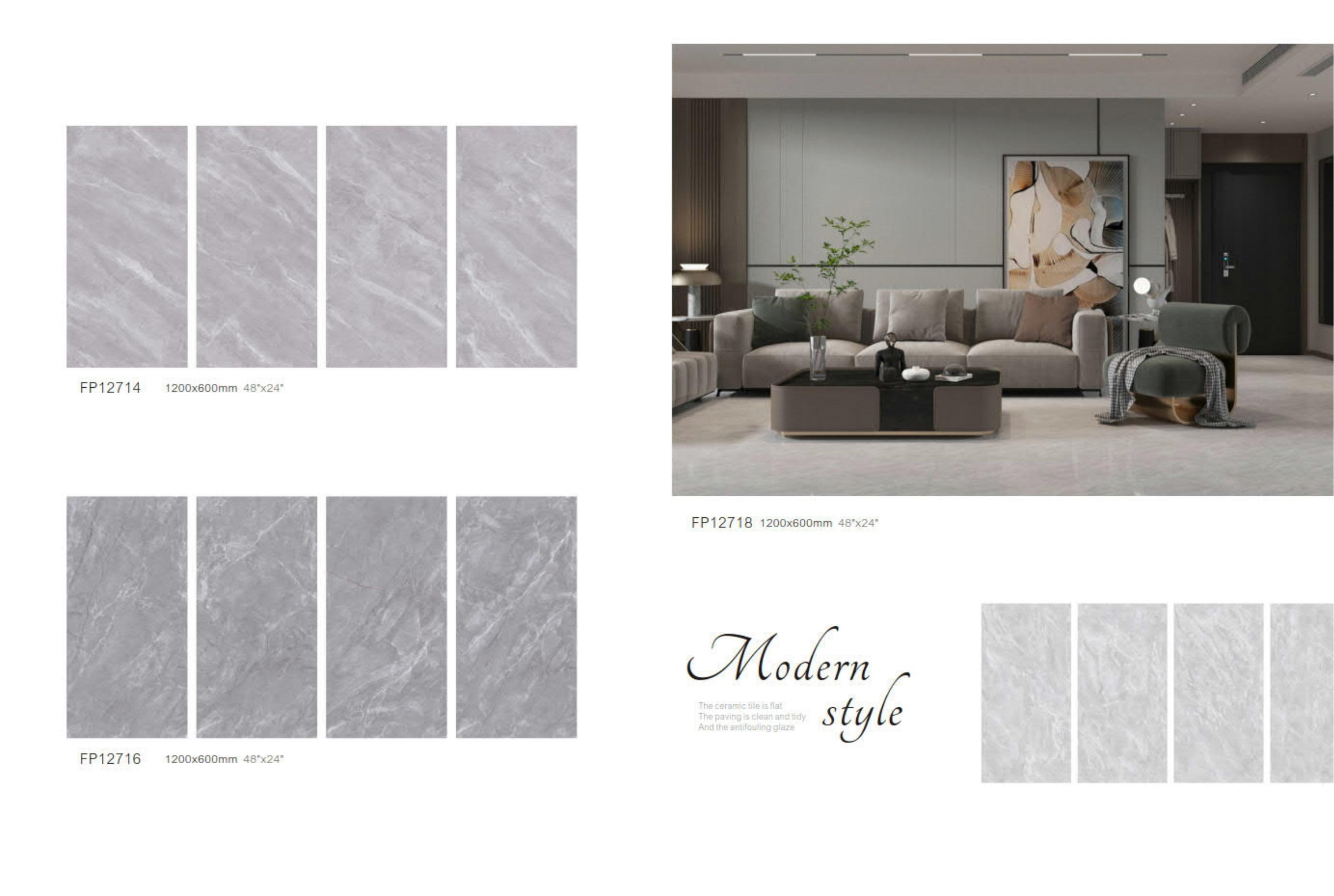 Custom logo ceramic tile floor