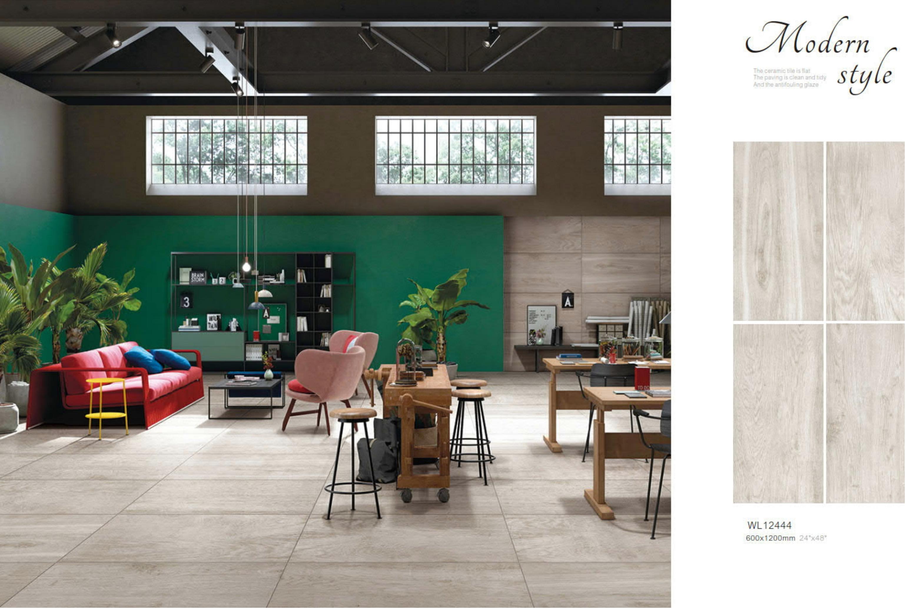 wood look ceramic tile
