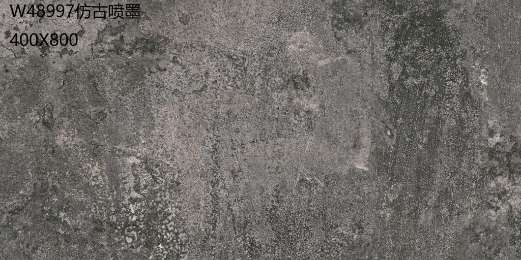 grey ceramic tile kitchen