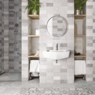 200*100MM Brick & Metro Menfis Tebas Grey Wall and Floor matte ceramic Tile
