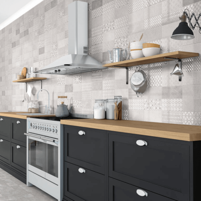 200*100MM Brick & Metro Menfis Tebas Grey Wall and Floor matte ceramic Tile