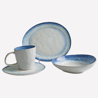 reactive stoneware dinnerware set