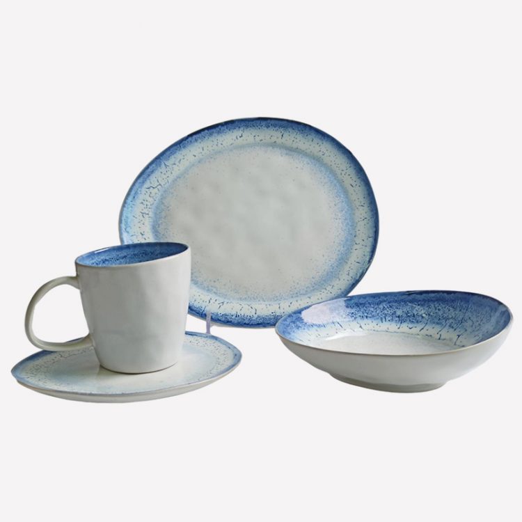 reactive stoneware dinnerware set