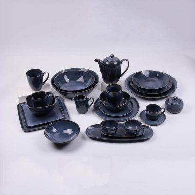 reactive stoneware dinnerware set