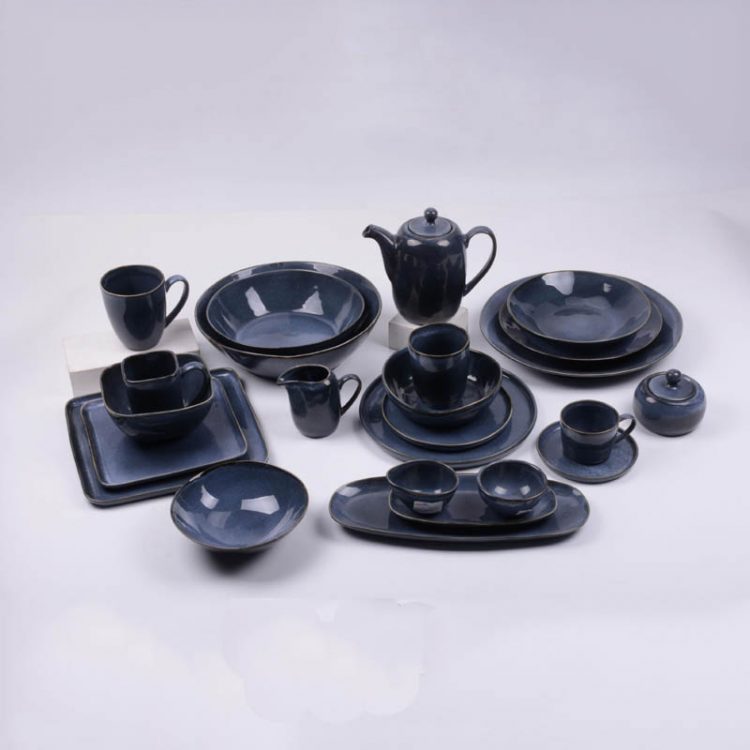 reactive stoneware dinnerware set
