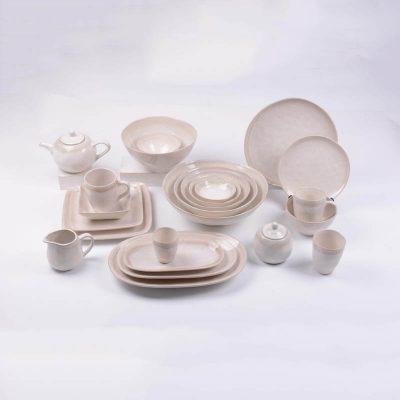 reactive stoneware dinnerware set