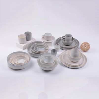 reactive stoneware dinnerware set