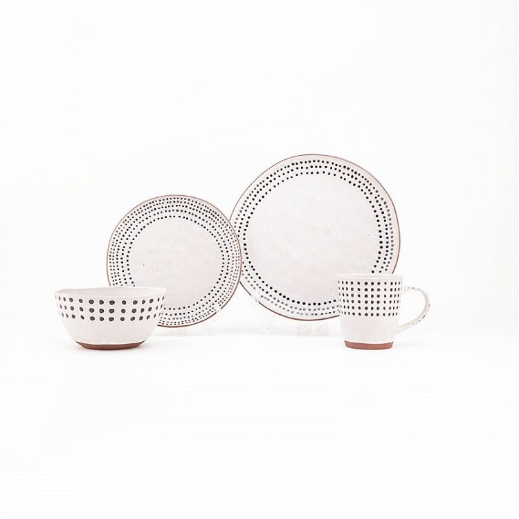 reactive stoneware dinnerware set