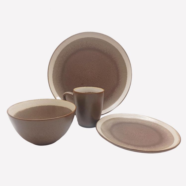 reactive stoneware dinnerware set
