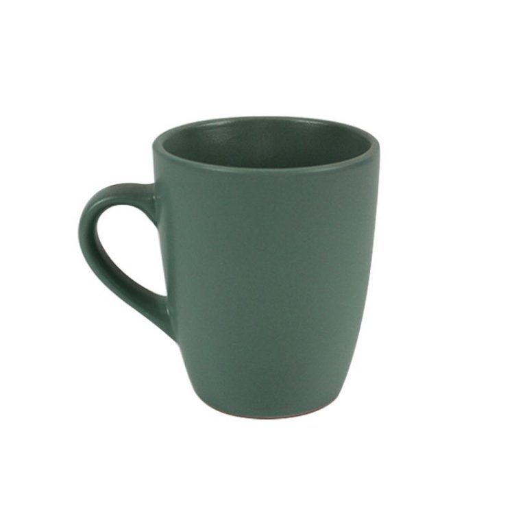 Matcha green coffee mug stoneware