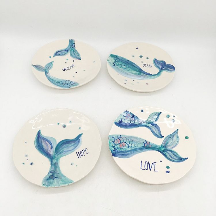 earthenware plate set