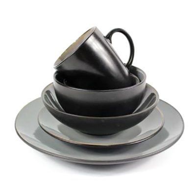 KitchenTour Ceramic Pasta Bowls - Durable Serving Bowl