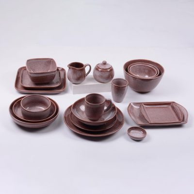 reactive stoneware dinnerware set