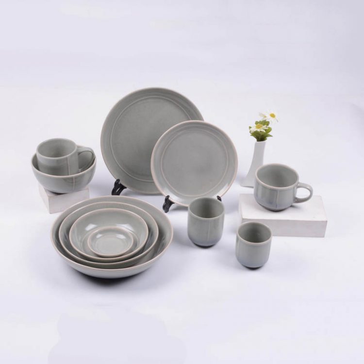 reactive stoneware dinnerware set