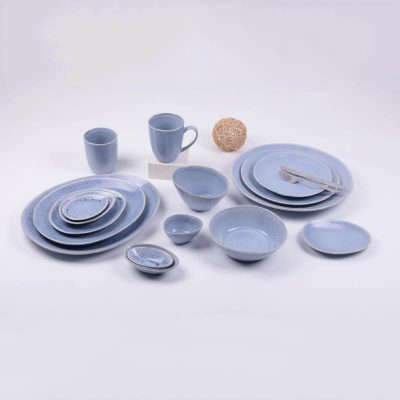 reactive stoneware dinnerware set