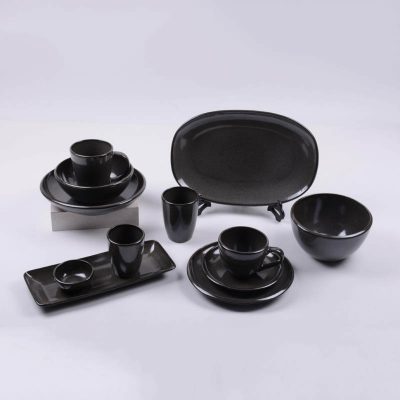 reactive stoneware dinnerware set