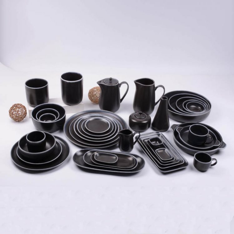 reactive stoneware dinnerware set