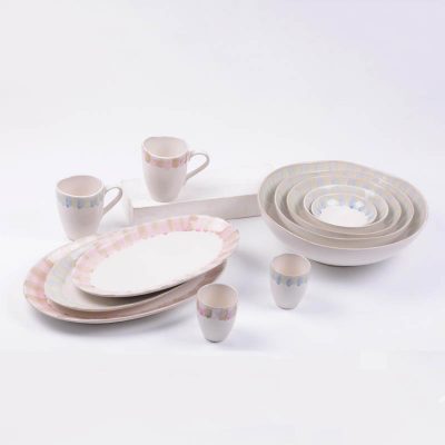 reactive stoneware dinnerware set
