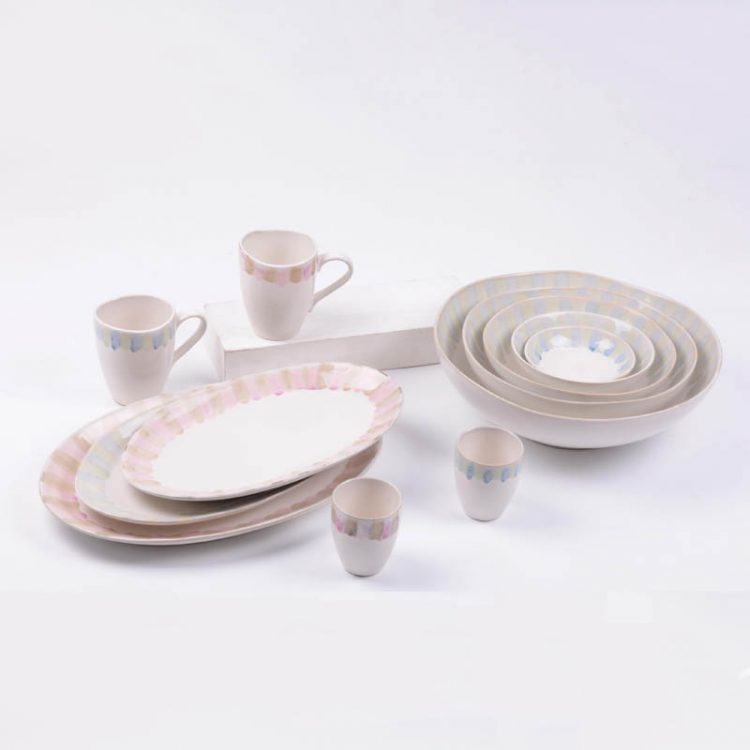 reactive stoneware dinnerware set