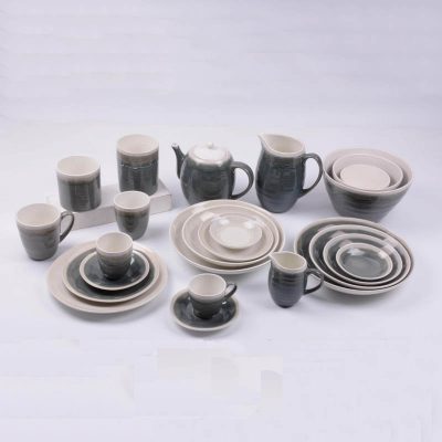 reactive stoneware dinnerware set