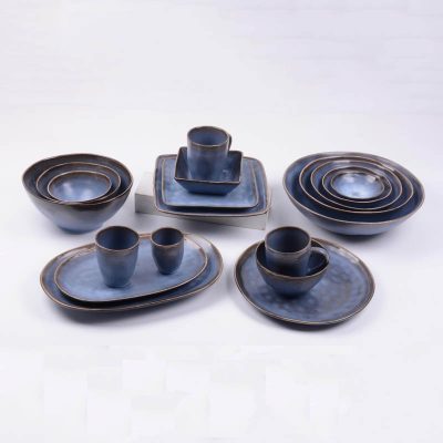 reactive stoneware dinnerware set