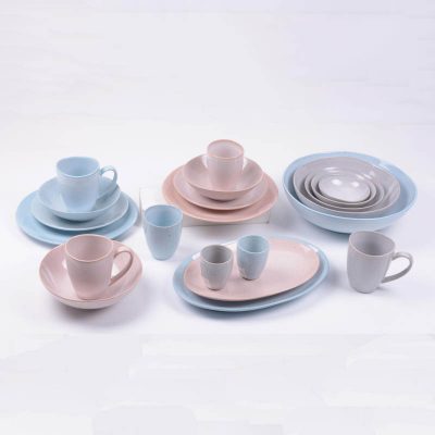 reactive stoneware dinnerware set