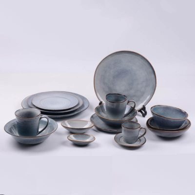 reactive stoneware dinnerware set